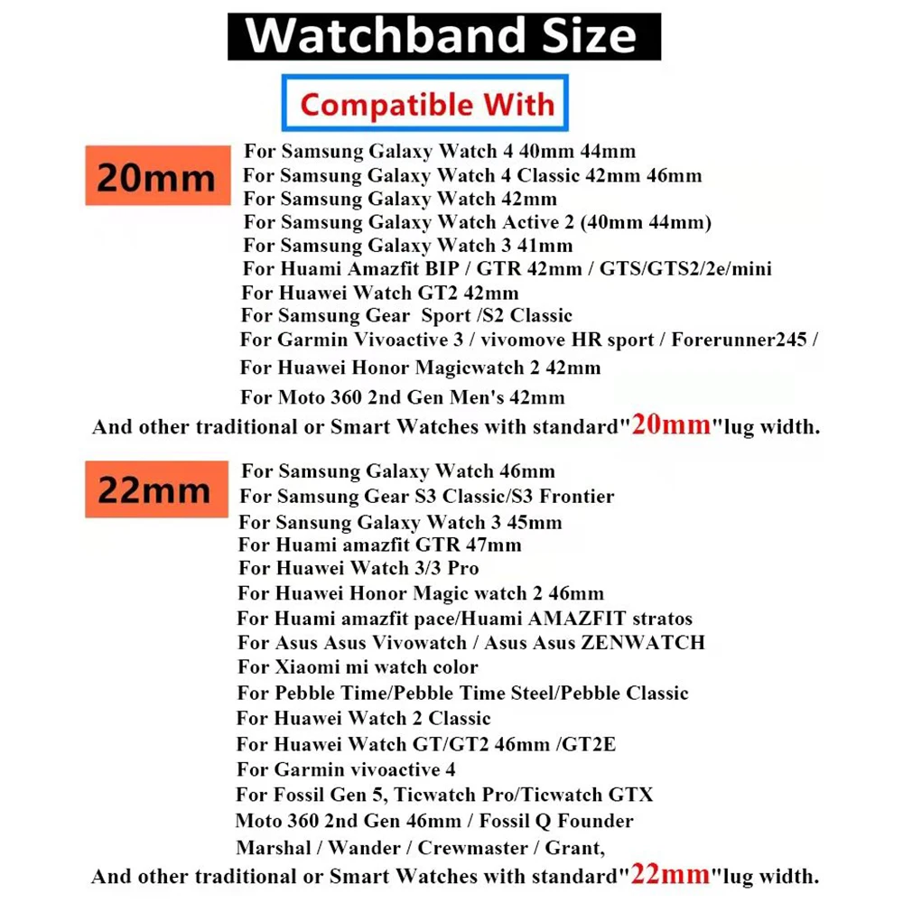 20mm 22mm Ceramic Strap For Samsung Watch 46mm Huawei Watch GT/2 46mm Stainless Steel Replacement Wristband For Amazfit GTR 47mm