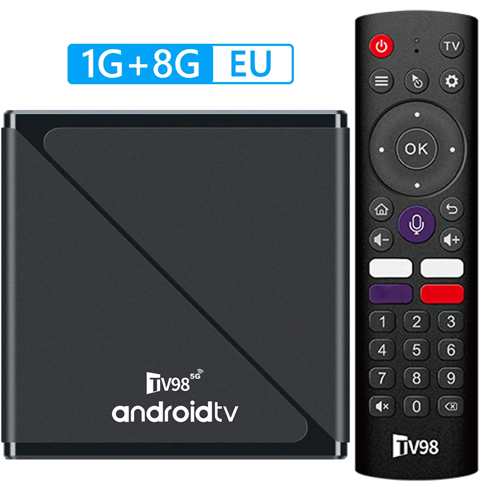 Android 12 TV Box 4K Ultra HD 2.4G/5G Dual WiFi Dolby Vision TV Box 4GB 32GB WiFi Media Player with Remote For Google