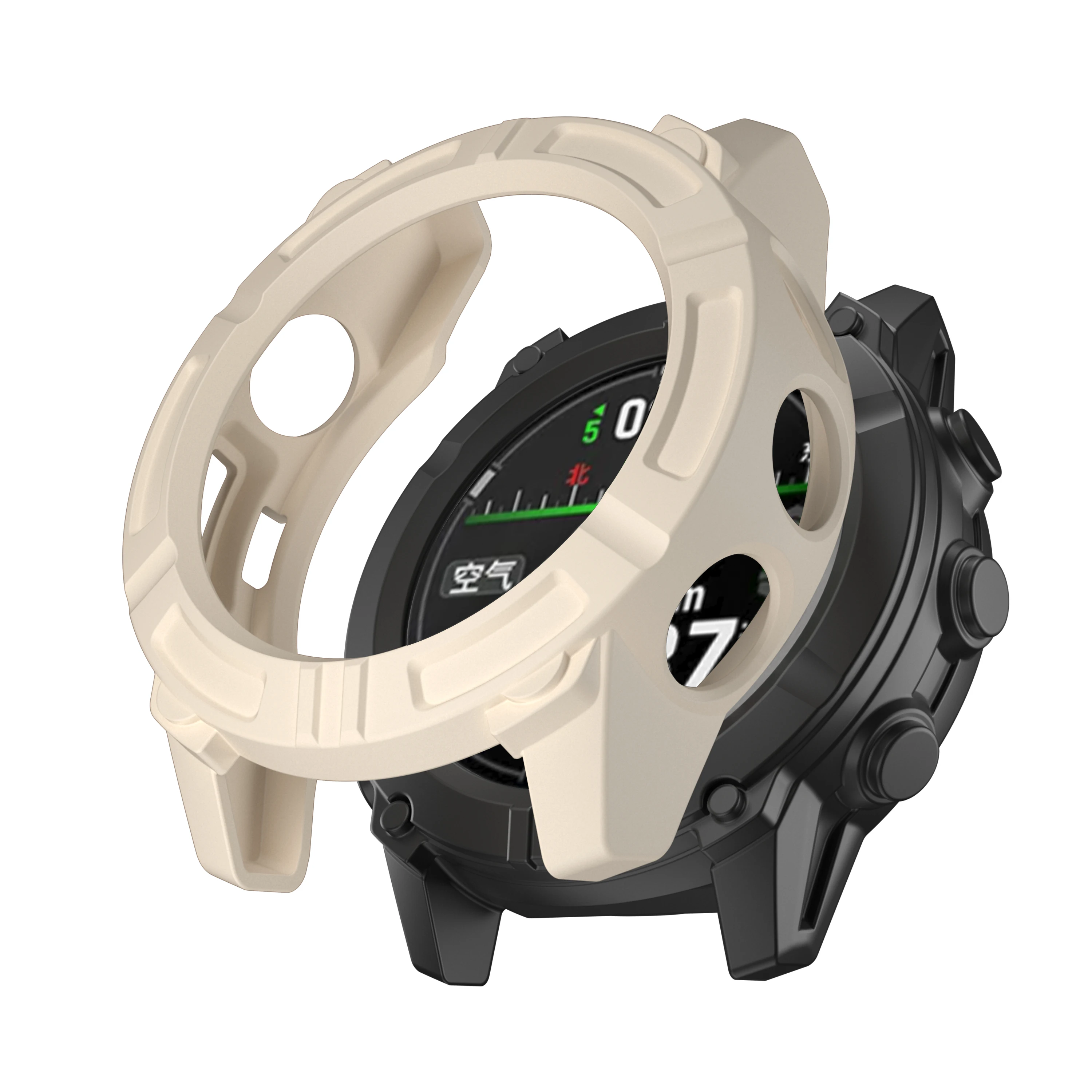 Armor Hollow TPU Protective Watch Shell - Durable Hard Cover Protector Case