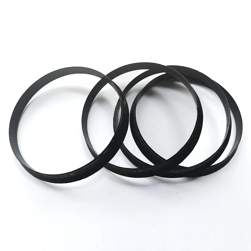 Car wheel hub ring 4 pcs black plastic material car wheel hub centric rings size 74.1 mm-72.6 mm 74.1 to 71.6 mm 74.1-64.1 centric ring