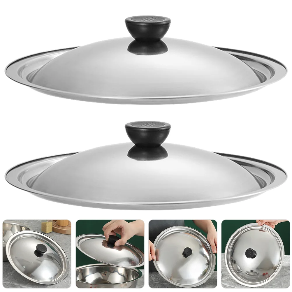 

Pot Lid Pan Lidss Replacement Fry Pan Universal Skillet for Frying