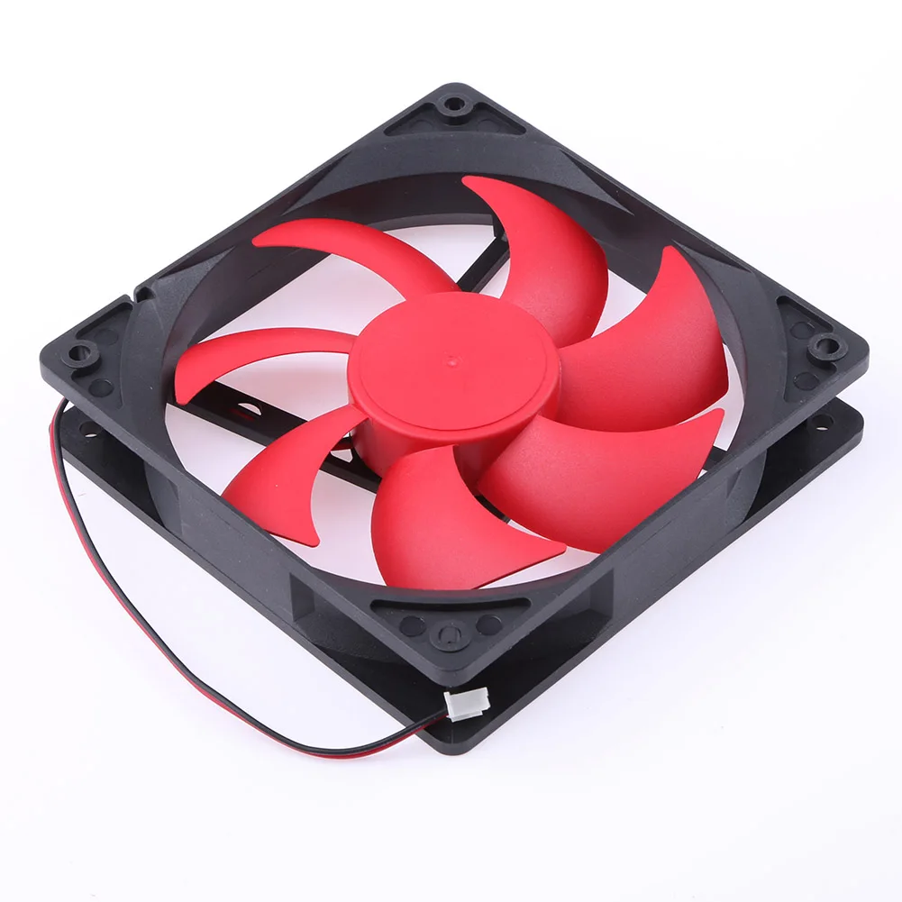 120x120x25mm 냉각 팬, DC 12V 12cm 120mm 쿨러 팬, 2 핀 컴퓨터 케이스 팬, 노트북 GPU DC 냉각 팬, 볼/슬리브 전원 공급 장치