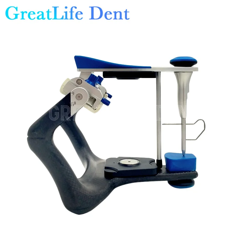 GreatLife Dental Lab Carbon Fibre Articulators Fully Adjustable Accurate Plaster Model Facebow Kit Compatible with Amann System