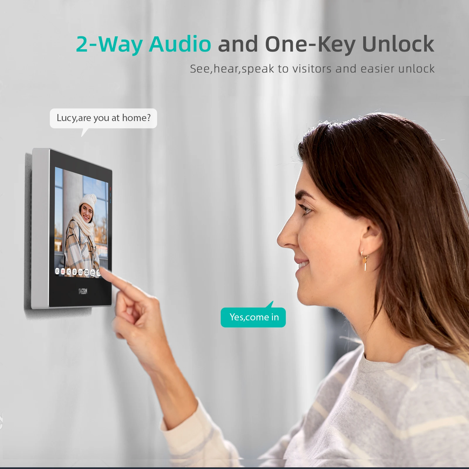 Рисунок 3 - Видеодомофон TMEZON с 2 проводами и Wi-Fi