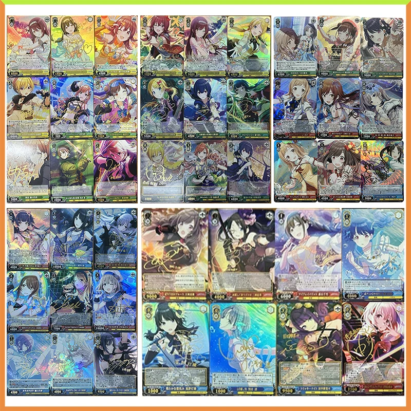 

Anime Weiss Schwarz DIY ACG Laser Fighting Game Refraction Foil Yuuki Asuna Toys for boys Collectible Cards Birthday Present