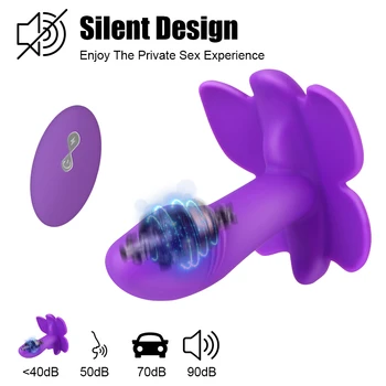 Clitoral Stimulator Sex Toys for Women Wireless Remote Control Panty Vibrator 12 Speed Vagina Massager Butterfly Dildo Vibrator 4