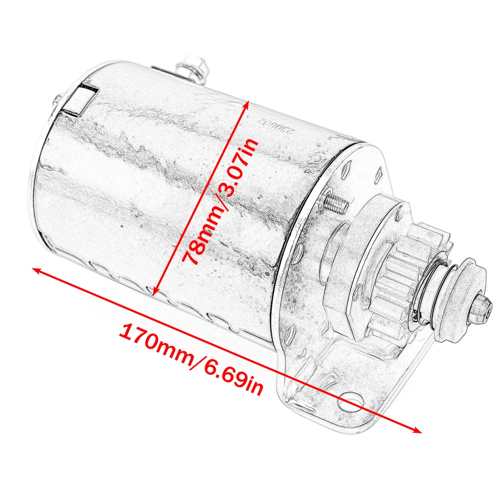 Motor De Arranque Para Briggs & Stratton 11-18 Cv 15 Dientes John Deere