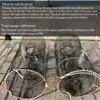 Folded Fishing Bait Trap Crab Trap Bait Lobster Crawfish Shrimp Portable Folded Cast Net 6