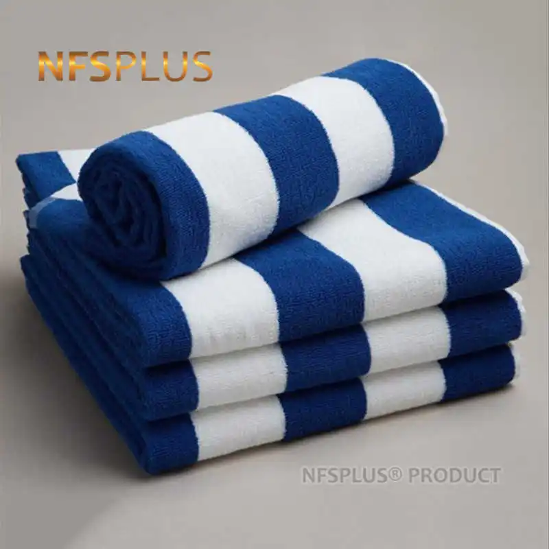 Telo Mare (paréo) Sorbino 100% Coton Bleu - Fin Et Pratique, Neuf étiqueté