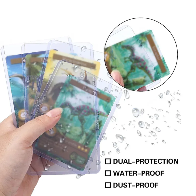 35PT Card Sleeves Hard Plastic Card Sleeves 3 X 4 Inch Sports Holder Postcard Photo Album ID Credit Protective Case