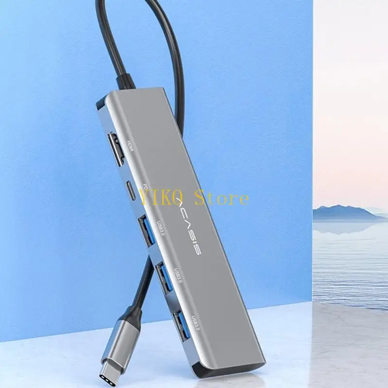 K32C USB 허브 어댑터 멀티 PC 노트북 노트북 수신기용 5 포트 분배기