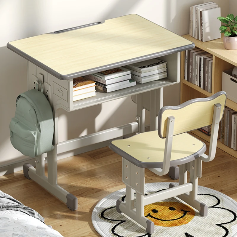 School's same primary school student desk, household children's learning desk, writing desk and chair set, lifting homework montessori magic book learning education sank reusable calligraphy children s notebook for calligraphy handwriting writing gifts