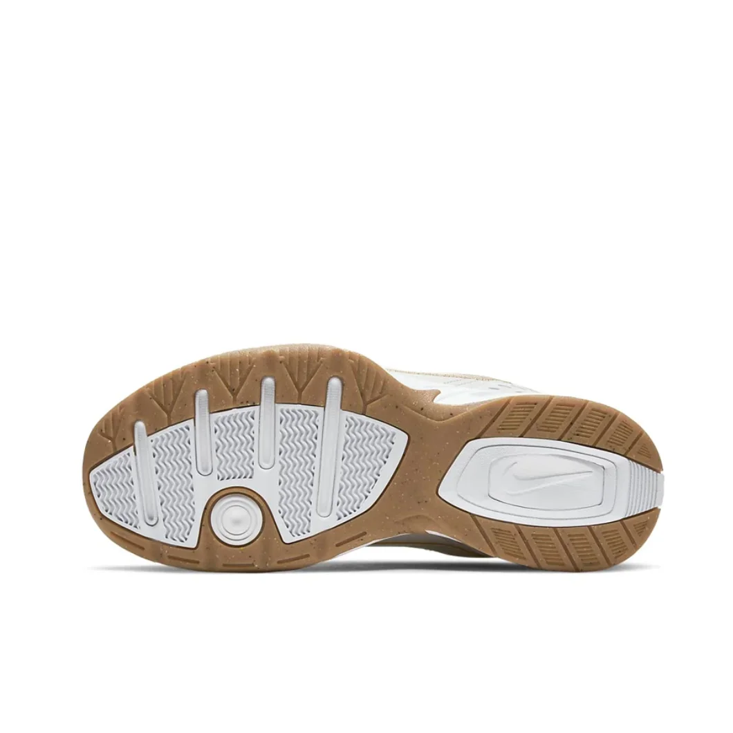 Nike Original Air Monarch 4 LowMen's and Women's Classic Retro Thick Shoes Cushioned Comfort Sneakers Maple Leaf Yellow Colorway