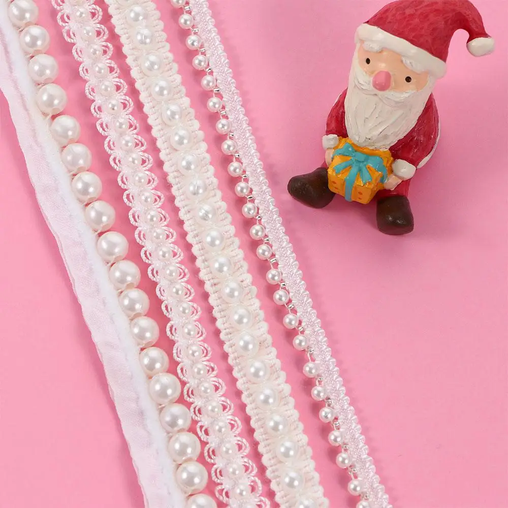 Description Picture 5 of itemYard Beaded Craft for Wedding Dress Decor Bridal Applique Headdress Lace Trim Garment Materials Ribbon Tape Sewing Accessories