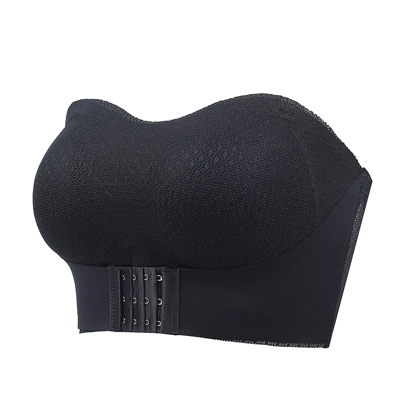 Sexy Push Up Bra Front Closure Strapless Underwear for Women Plus Size Invisible Brassiere Wireless Breathable Female Lingerie