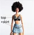 KD36  top and skirt