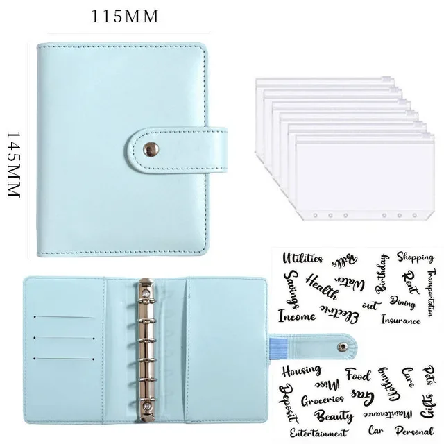Budget Binder Notebook with Cash Envelopes for Money Management and Savings Organization