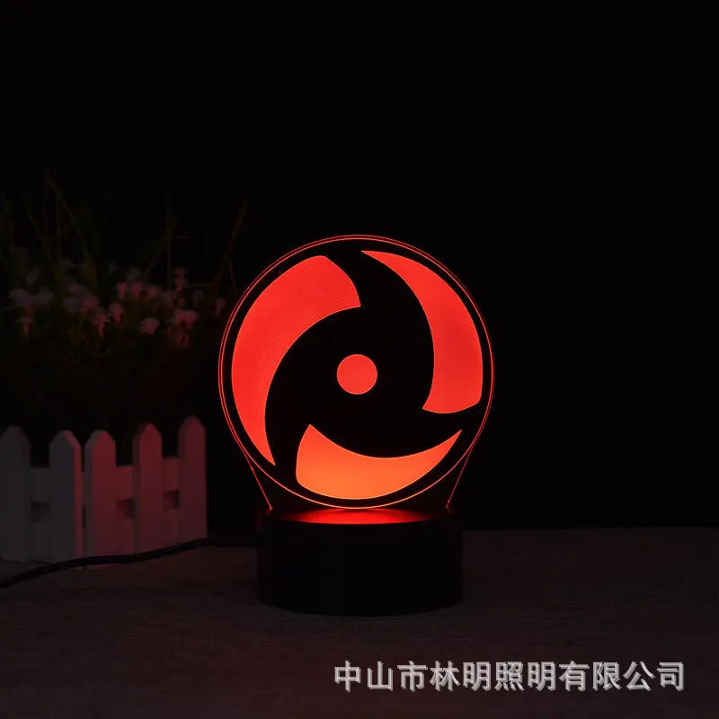 Anime Naruto 3D Night Light Touch Desk Lamp Atmosphere Light Kakashi Uchiha Itachi Modeling Light Children's Toys Birthday Gift nursery night light Night Lights