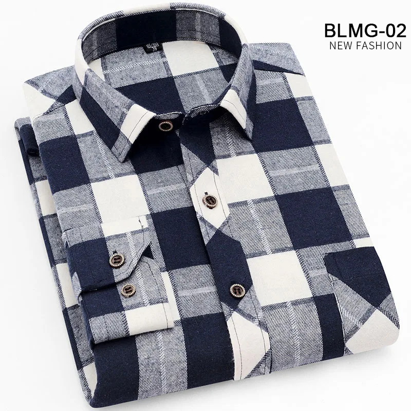 

Autumn New Shirt Men's Long sleeved Youth Brushed Plaid Shirt Korean Version Handsome Student Trend INS Coat Exquisite Fit Soft