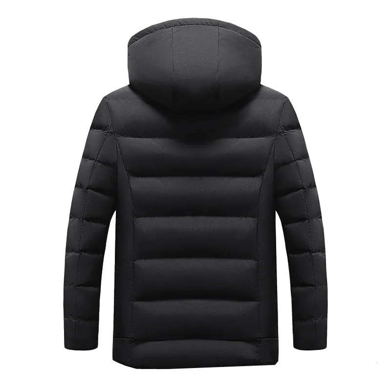 UHYTGF 6XL Big Size Jacket Men's Couple Hooded Smart Heating Winter Coat Male Casual Father Parka Overcoat Jaqueta Masculina 107