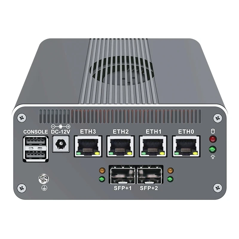 Topton 방화벽 기기 미니 PC Proxmox 서버, 12 세대 SFP, 인텔 i3-N305, N200, N100, 4x i226-V, 2.5G, DDR5, NVMe 소프트 라우터, 2*10G