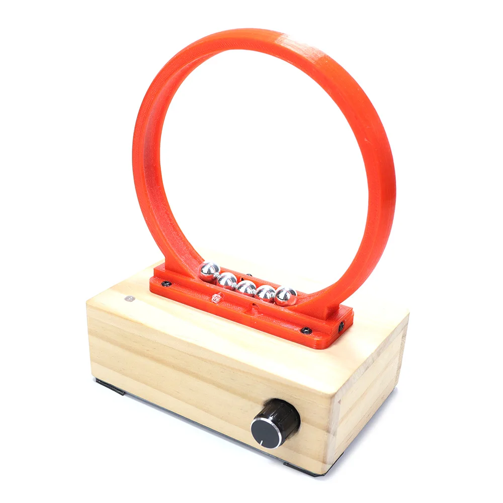 DIY Perpetual motion machine model Iron ball Electromagnetic circular motion Physics Teaching Experiment Scientific Handicraft