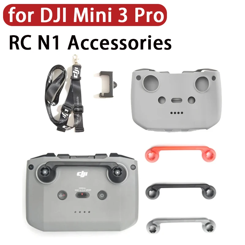 Joystick Protector Lanyard Silicone Case RC N1/N2/N3 Drone Lanyard Drone Accessories Drone Accessories Case for DJI NEO/Mini 3 Pro/Mavic 3/MINI 2/Mavic Air 2/AIR 2S Remote Control Joysticks Remote Control Case Remote Controller Lanyard Remote Control Strap Remote Control Mount