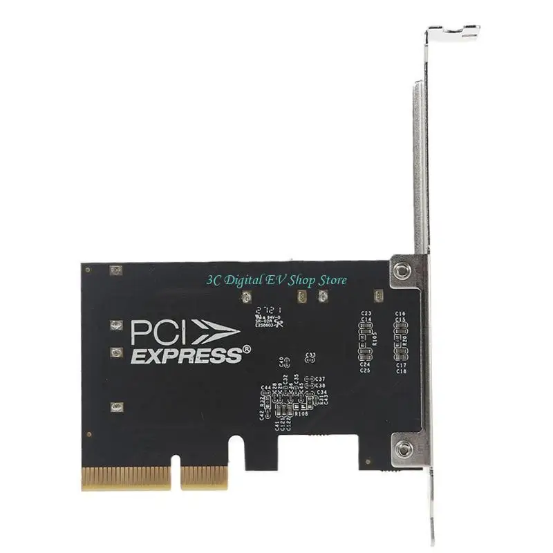 E74D PCIe 3.0-Karte 4-Port-SATA-Controller-Erweiterungskarte mit Low-Profile-Halterung für Desktop-PC-Unterstützung für 10/ – Detail 7