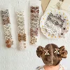 10Pcs/Lot Children's Girl Hairpins Cute Headwear Hair Accessories Bow for Babys Scrunchie Hair Clips Kids Barrettes Headwear 1