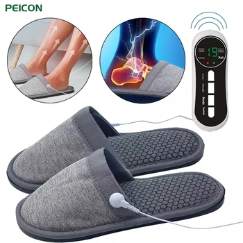 Elettrico EMS Scarpe da massaggio ai piedi Elettrodo Microcorrente Fisioherapia Massaggio Pantofola per la stimolazione dell'acupressione Massaggio ai piedi EMS 1