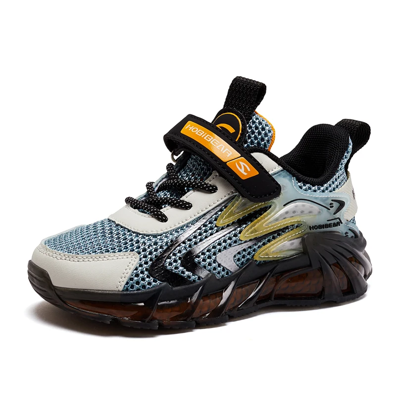 Breathable Kids Sneakers Pink Non Slip Casual Shoes