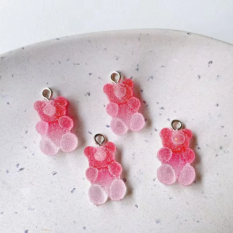 Simulation Soft Candy Bears Cute Charms For Pendant DIY Earrings Necklace  Jewelry Accessories Finding From Luckily8888, $0.13