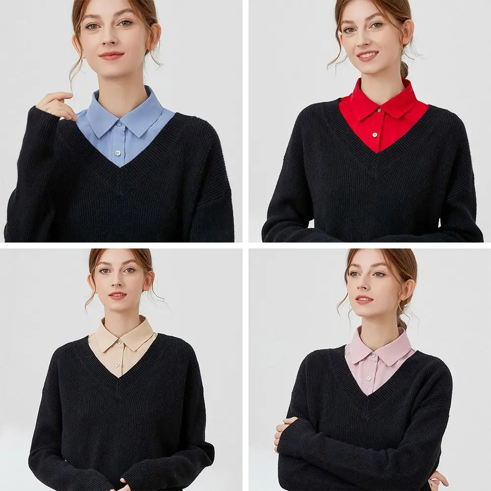 

Vintage Classic Detachable Blouse False Collar Shirt Fake Collar Lapel Clothes Accessories
