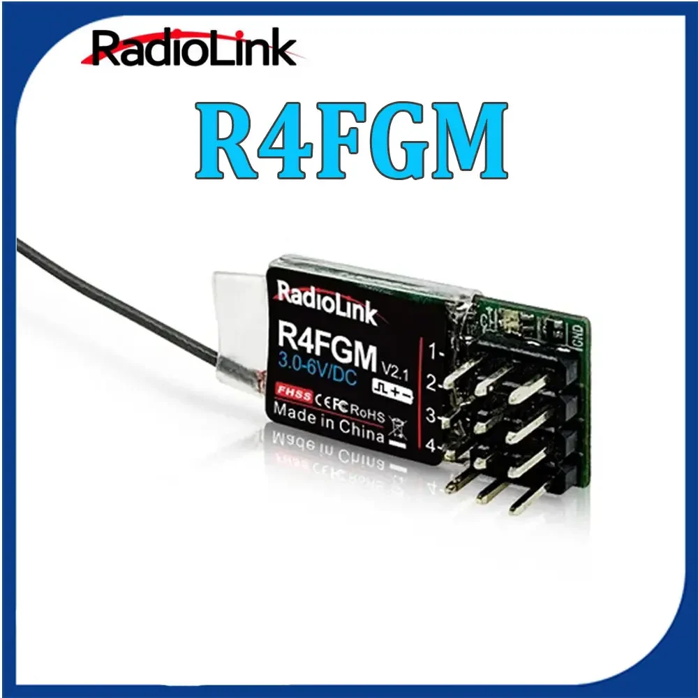 

4-канальный мини-приемник Radiolink R4FGM с гироскопом для 1:64 RC Карманный Дрифт автомобиль Hotwheel для RC4GS RC6GS T8S T8FB RC8X