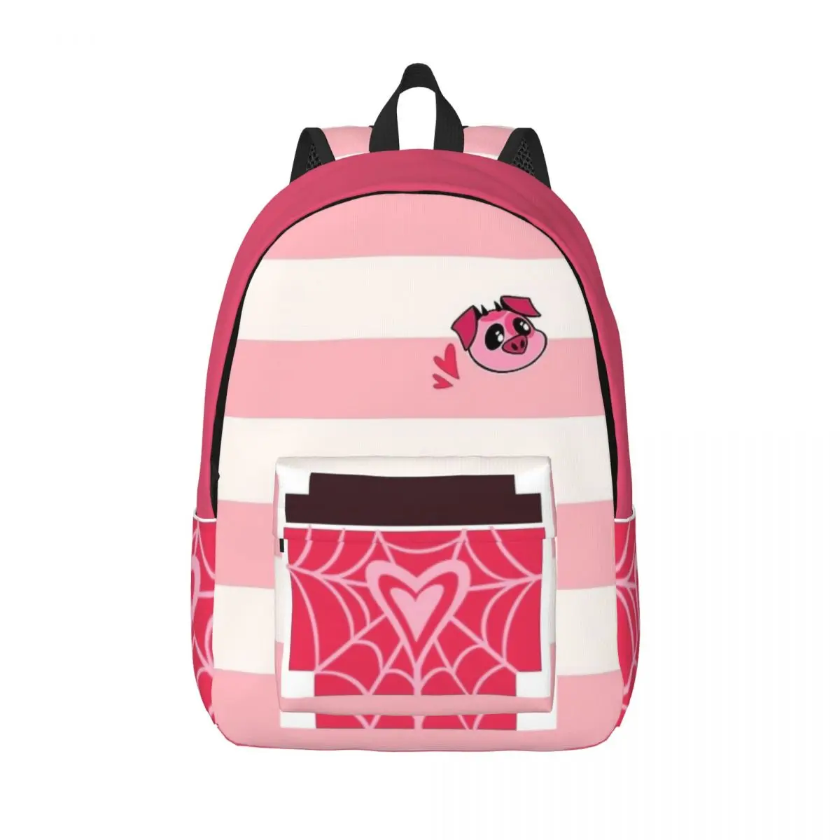 

Рюкзак Hazbin для мальчиков и девочек, тканевый школьный ранец для учебников для школы и дошкольников, портфель для начальной школы с карманами