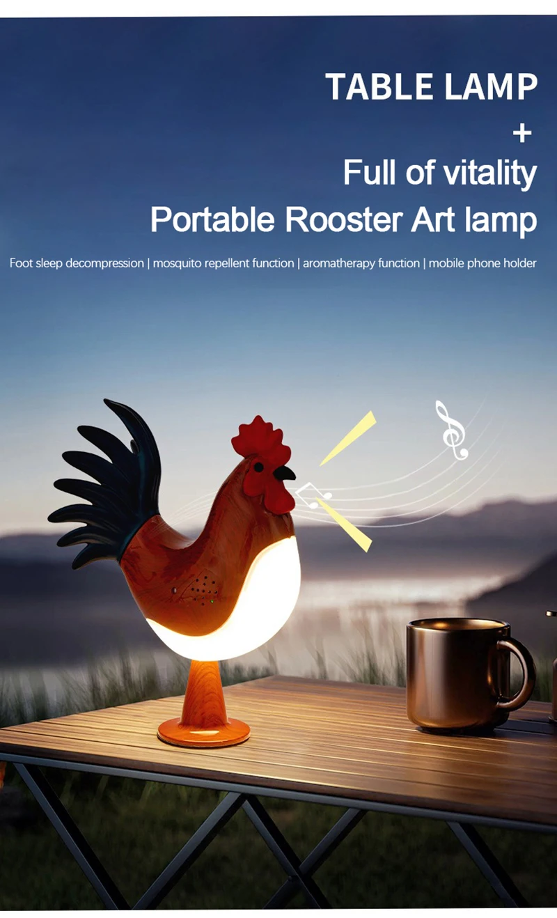 Decorative Night Lights Simulated Animal Funny Easter Home Decor Party Carnival Chicken Lamp Chick Night Light Ornaments