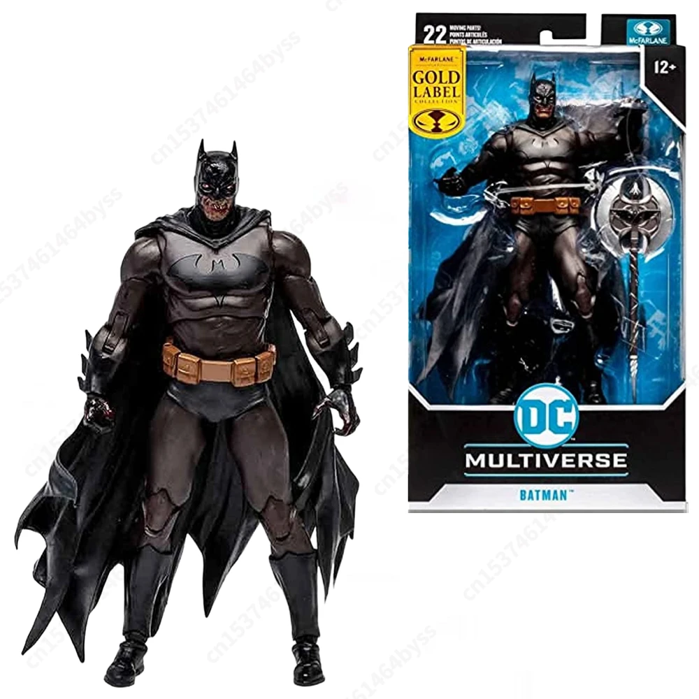 Action Figure Batman (Justice Lords) Gold Label DC Multiverse - 17,8 Cm, 22 Articolazioni