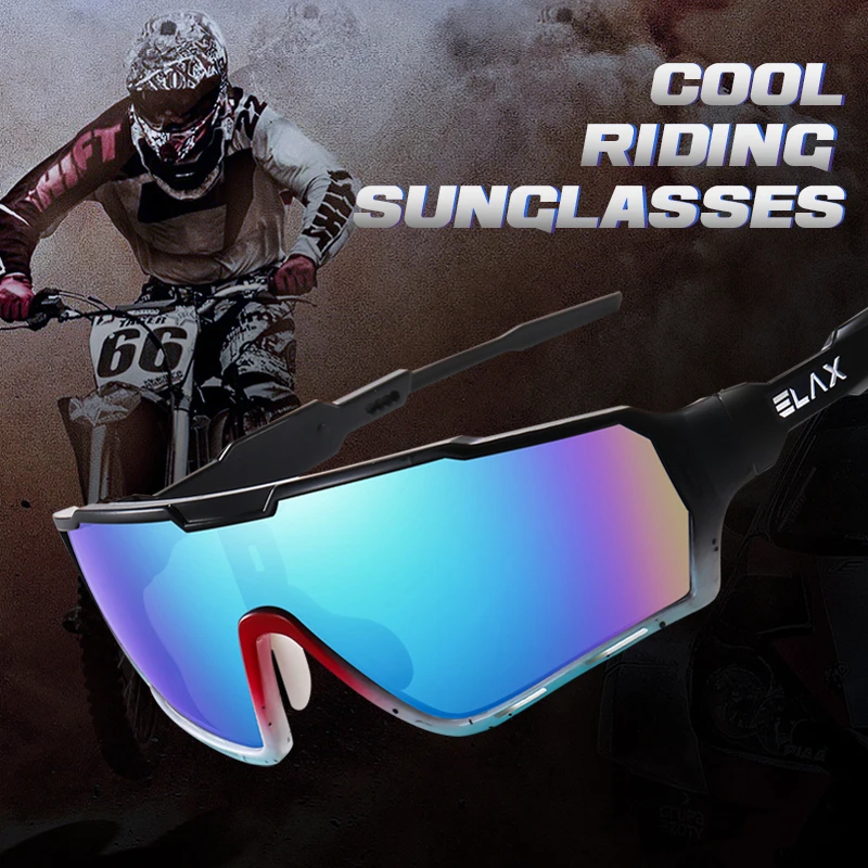 Cycling Sunglasses Cycling Glasses Sun Glasses Sport Sunglasses Sports Glasses Sports Goggles ELAX Sunglasses Men Women Fishing Eyewear UV400 Cycling Hiking Baseball Softball Outdoor Sport Goggles