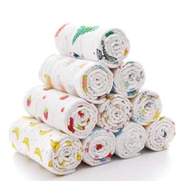 Cotton Baby Bath Towel Boys Girls Towel Blanket For Newborn Baby Bathrobe 4 Layers Gauze Washcloth Infant Swaddle 2