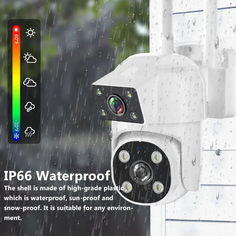 ߿ PTZ    ũ O-Kam  ڵ      ķ, 8MP 4K HD IP  ī޶