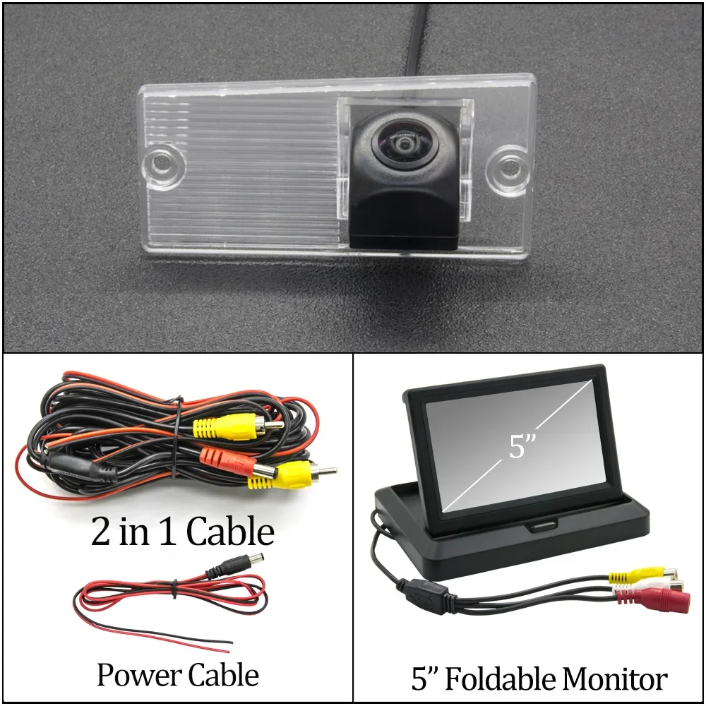 Telecamera Posteriore Per Kia Sportage MK2 2005-2010 – HD 1280x720, Visione Notturna, Impermeabile IP68, Solo Telecamera