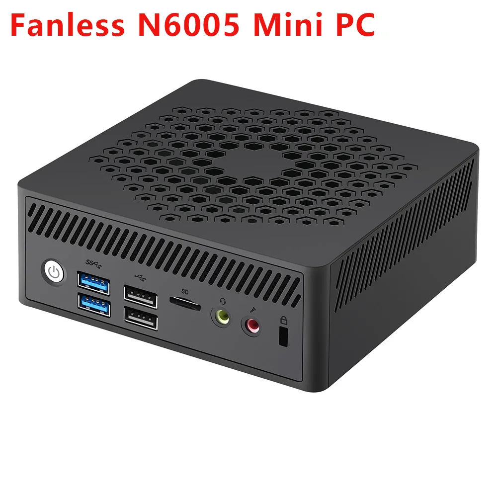 Szbox Windows 11 Mini Pc Fanless Intel Pentium N6005 Celeron N5105 8gb  256gb 16gb 512gb Wifi5 Bt4.2 Vga Lan Port Gaming Computer - Barebone & Mini  Pc