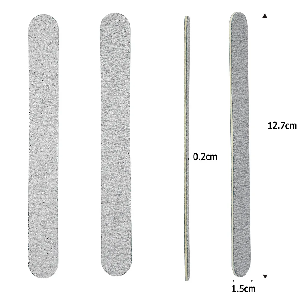 5000Pcs/Carton Mini Nail File 80/100 Grit Disposable Nail Buffer Files