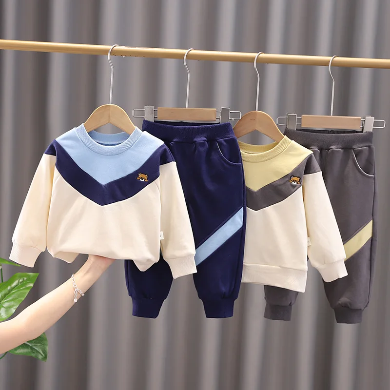 

Baby Boys Clothes Set Kids Cartoon Printed Sweatshirt+Pants 2pcs Outfits 2022 Autumn Spring 1 To 4 Yrs Children's Clothing Suits