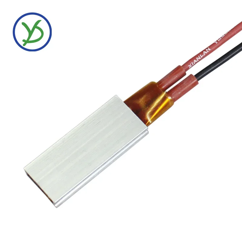 35x15mm 220V 200&deg;C PTC Heating Element for Incubator Constant Temperature Ceramic Heater With Aluminum Shell