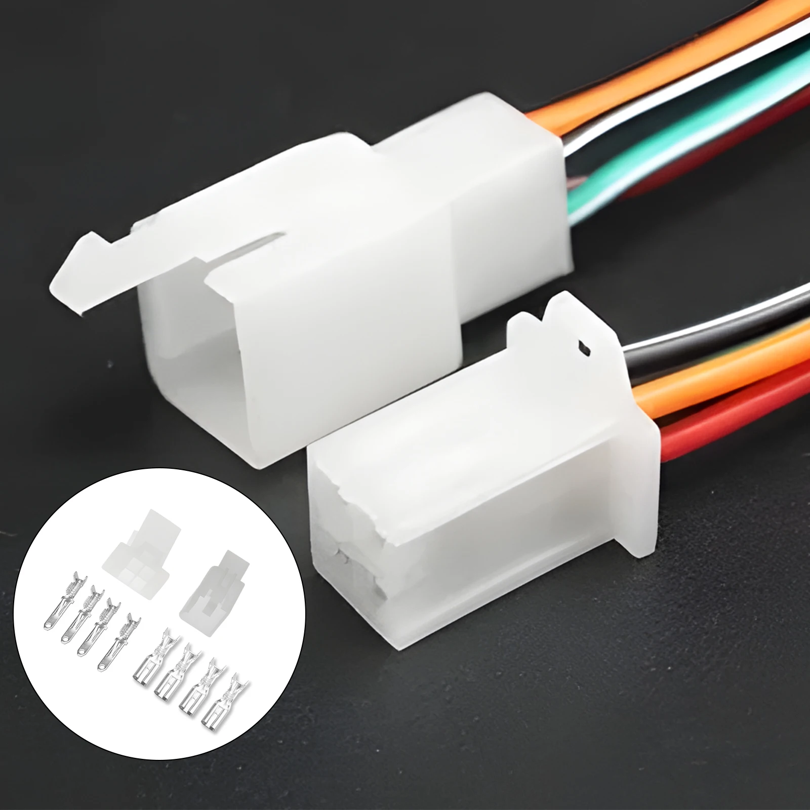 10-20sets Automotive Electrical Wire Connector 2.8mm Cable Terminal Plug Male Female For Motorcycle Bike Car 1Pin-9Pin