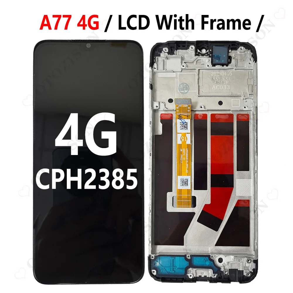Écran Complet (vitre Tactile + LCD) Pour OPPO A77 5G CPH2339 - Bleu - Neuf D'origine