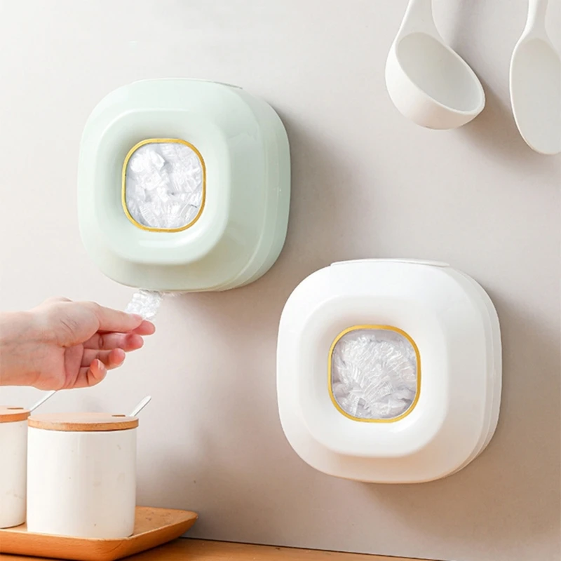 

Многоцелевой ящик для хранения пластиковой упаковки и герметичного мешка, настенный пылезащитный ящик, крышка для еды, держатель