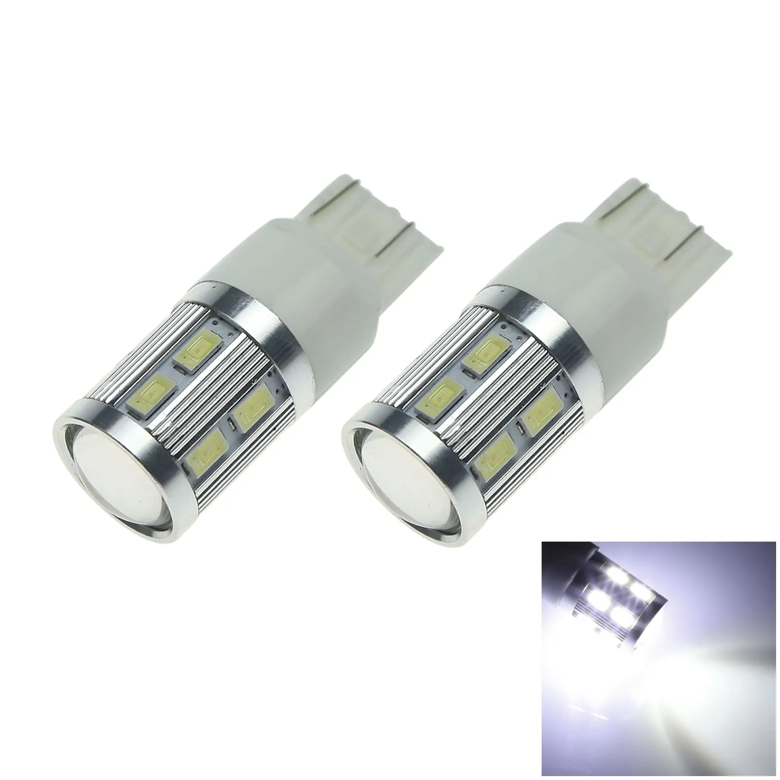 2 шт., автомобильные белые лампы для заднего хода