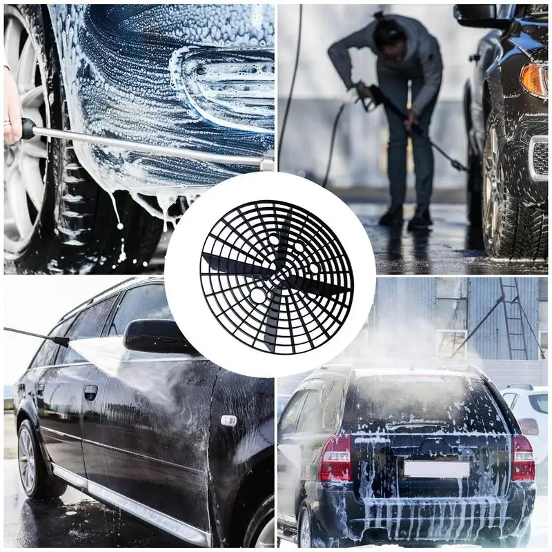 Car Wash Bucket Dirt Trap Automotive Bucket Insert Grit Trap 192 Holes Car Wash And Detail Kits For Effective Removal For